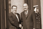 Chirac e Schröder, astri calanti dell'Unione